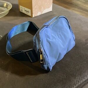 Elegant Blue Belt Bag for Women